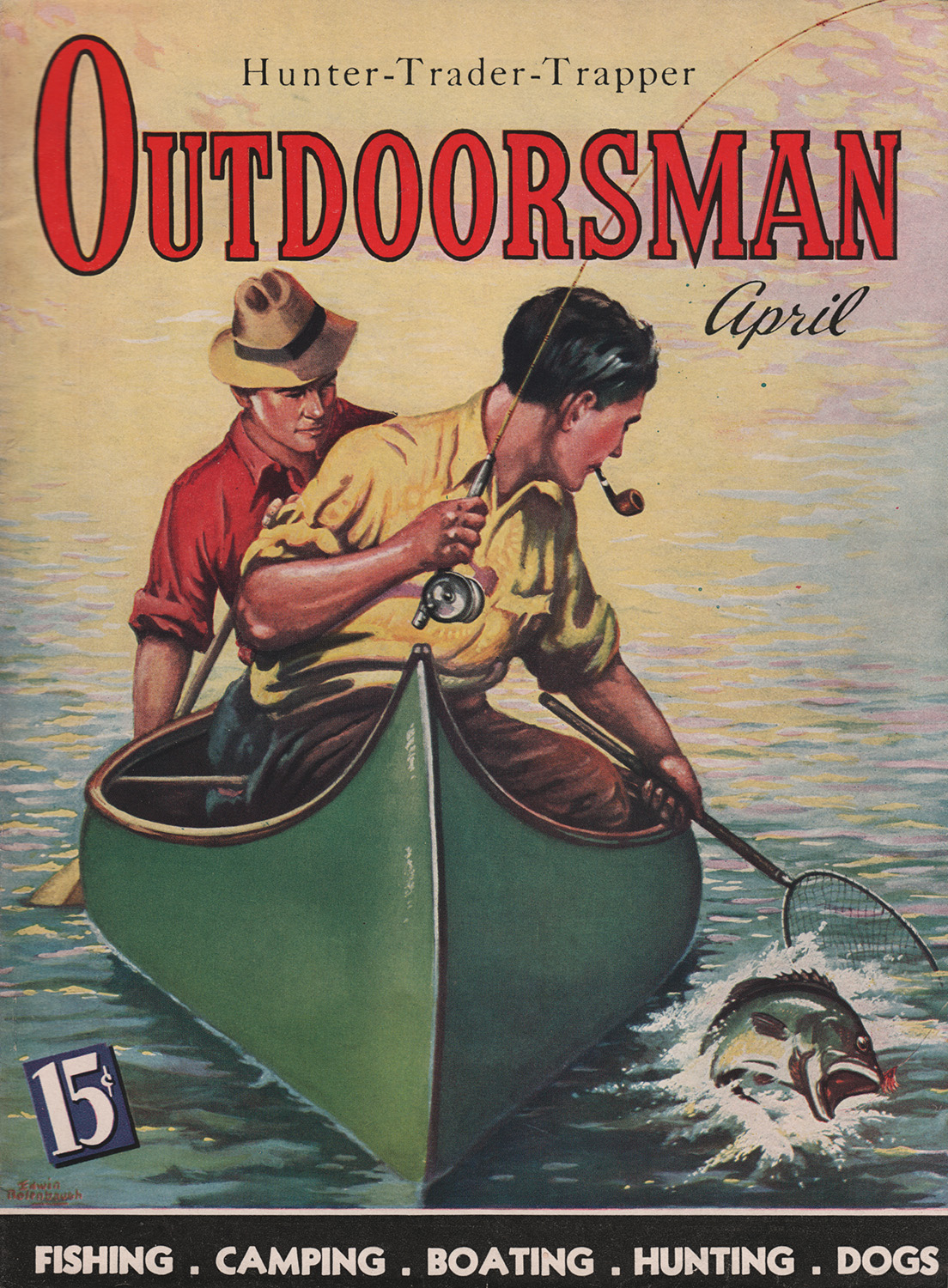 HTT Outdoorsman April 1939 Wooden Canoe Museum